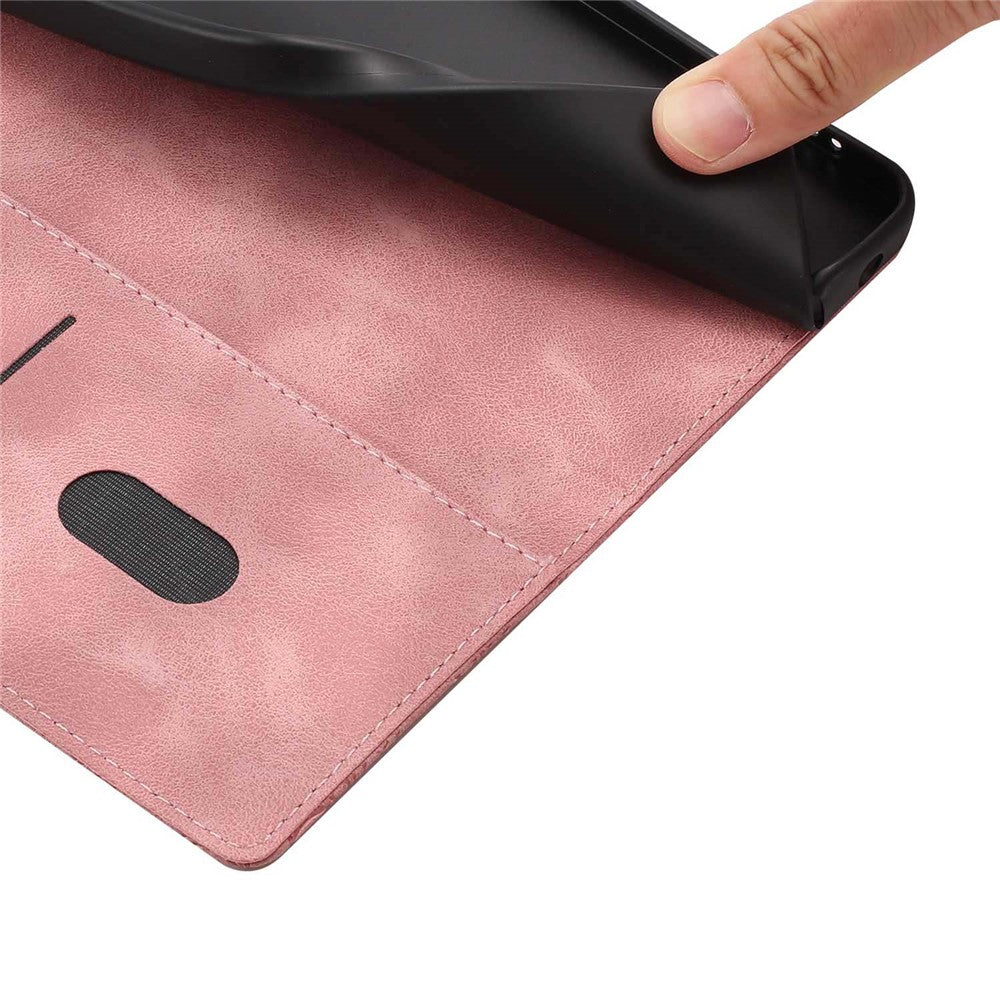 For Honor X8c 4G Flip Case Cherry Blossom Pattern Leather Wallet Stand Phone Cover with Wrist Strap