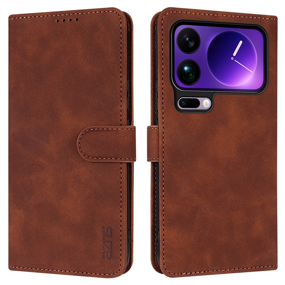 AZNS For Xiaomi 17 Pro Max Case PU Leather Wallet Phone Cover