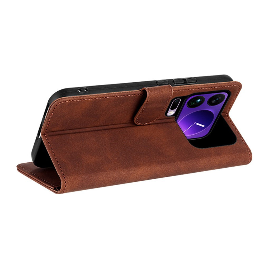 AZNS For Xiaomi 17 Pro Max Case PU Leather Wallet Phone Cover