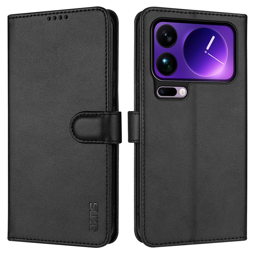 AZNS For Xiaomi 17 Pro Max Case PU Leather Wallet Phone Cover