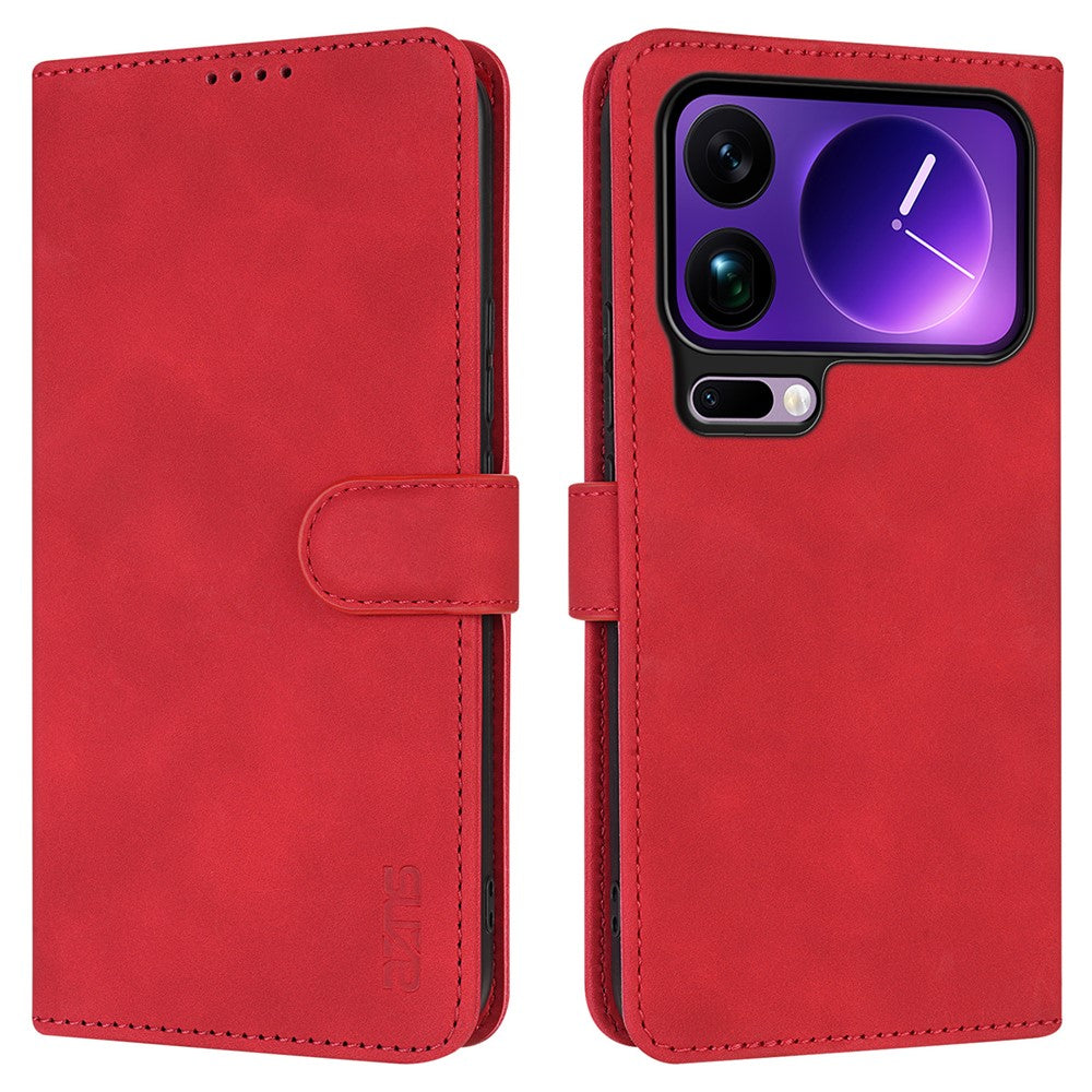 AZNS For Xiaomi 17 Pro Max Case PU Leather Wallet Phone Cover