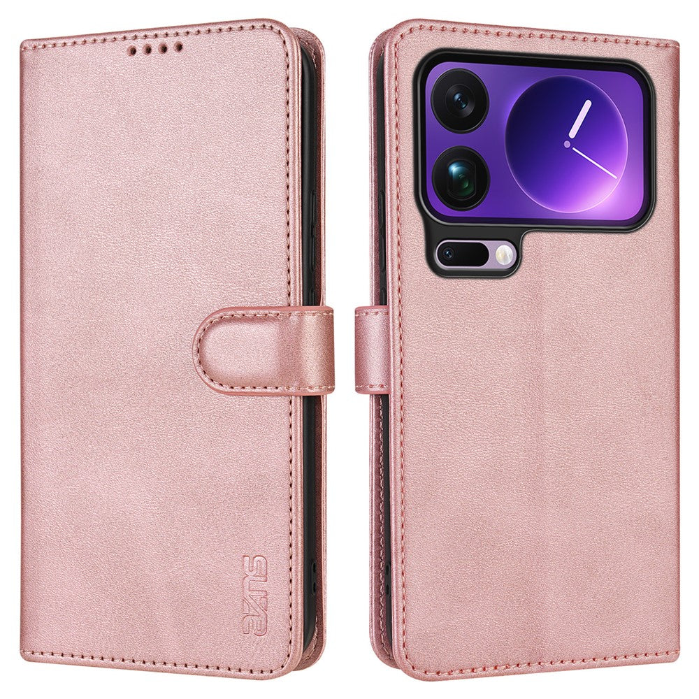 AZNS For Xiaomi 17 Pro Max Case PU Leather Wallet Phone Cover