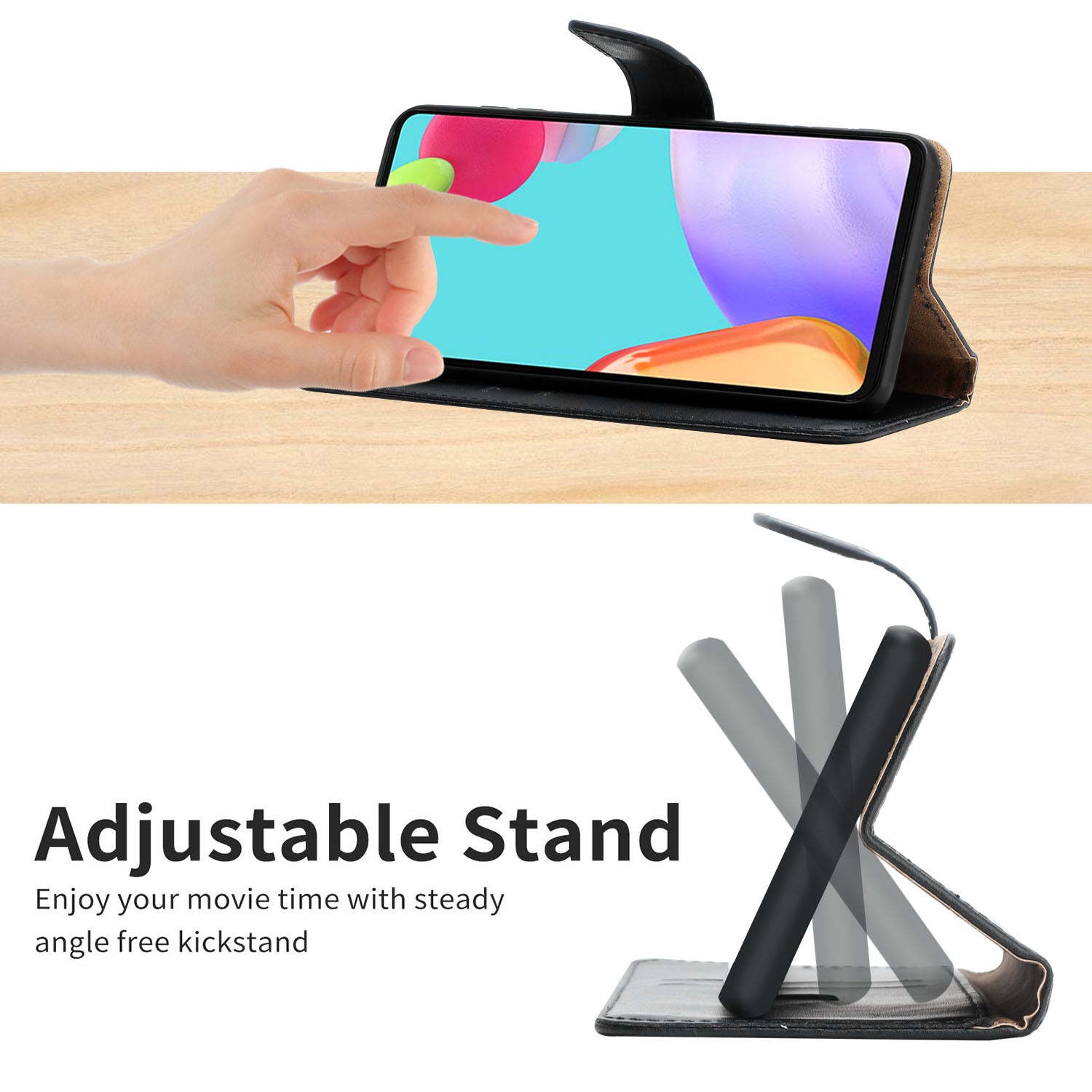 For OnePlus 15 5G Case Genuine Cow Leather Phone Cover Nappa Texture