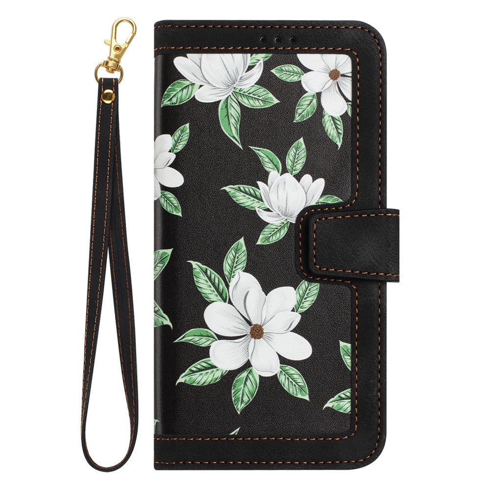 For Honor 400 Pro 5G (Global) Case PU Leather Floral Phone Cover with Card Slots