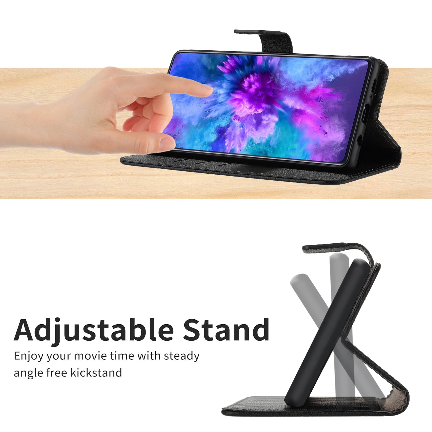 For OnePlus 15 5G Case Wallet Imprint PU Leather Flip Folio Phone Cover