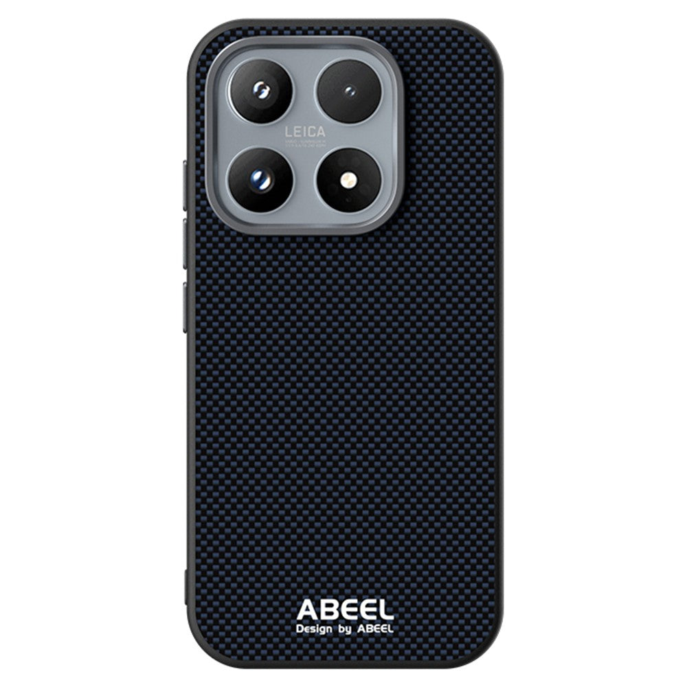 ABEEL For Xiaomi 17 Case Compatible with MagSafe Printed PC TPU Aluminum Alloy Leather Phone Cover