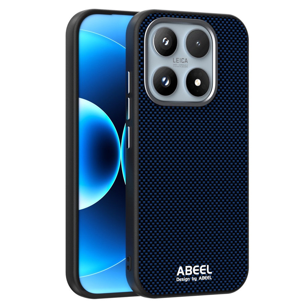 ABEEL For Xiaomi 17 Case Compatible with MagSafe Printed PC TPU Aluminum Alloy Leather Phone Cover