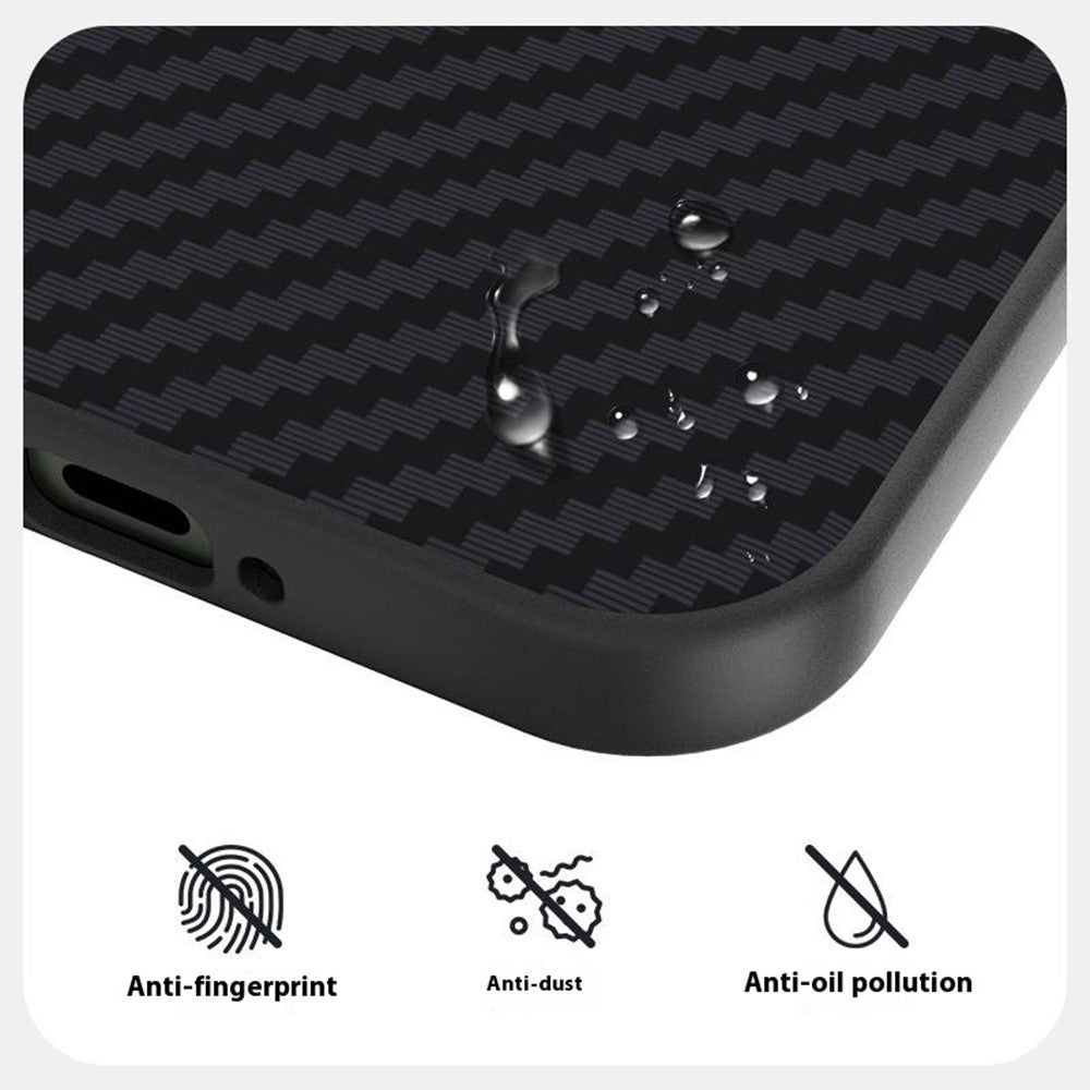 ABEEL For Xiaomi 17 Pro Max Case Compatible with MagSafe Carbon Fiber Texture Back Cover