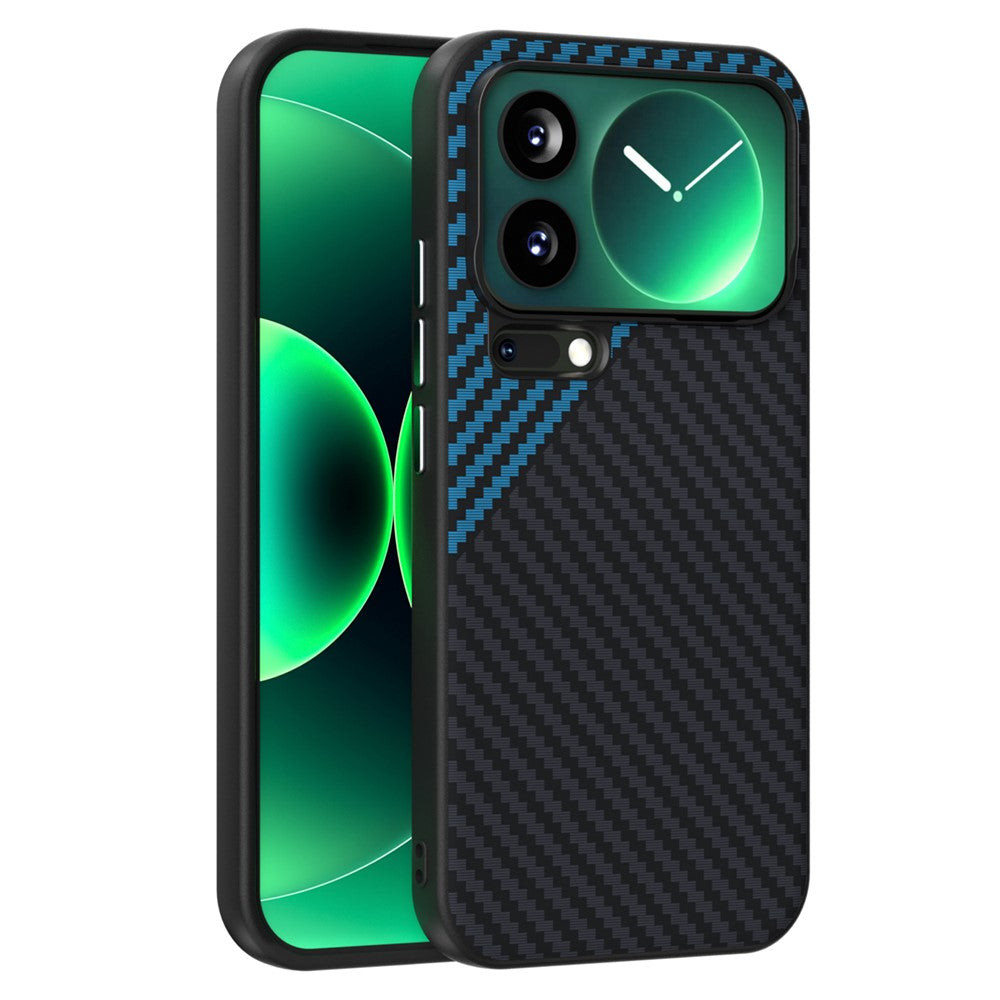 ABEEL For Xiaomi 17 Pro Max Case Compatible with MagSafe Carbon Fiber Texture Back Cover