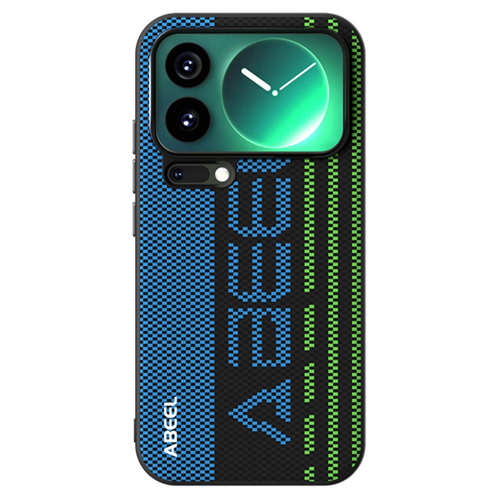 ABEEL For Xiaomi 17 Pro Max Case Compatible with MagSafe Printed PC TPU Aluminum Alloy Leather Phone Cover