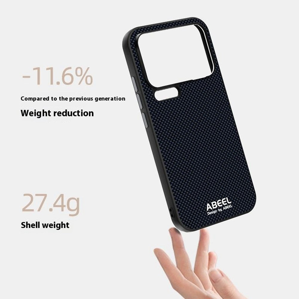 ABEEL For Xiaomi 17 Pro Max Case Compatible with MagSafe Printed PC TPU Aluminum Alloy Leather Phone Cover