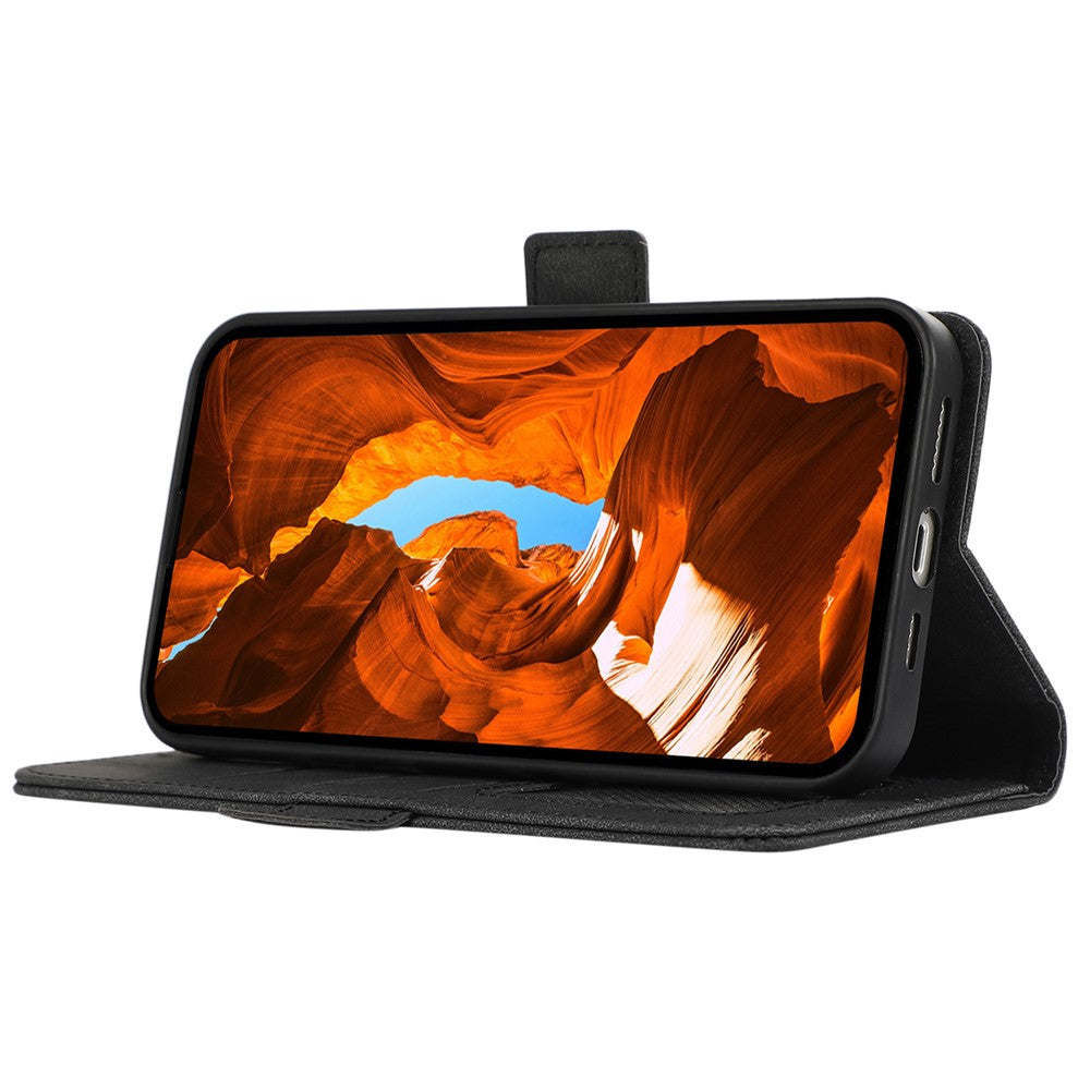 ABEEL For Xiaomi Redmi Note 15 Pro+ 5G Case PU Leather Folio Stand View RFID Blocking Phone Cover