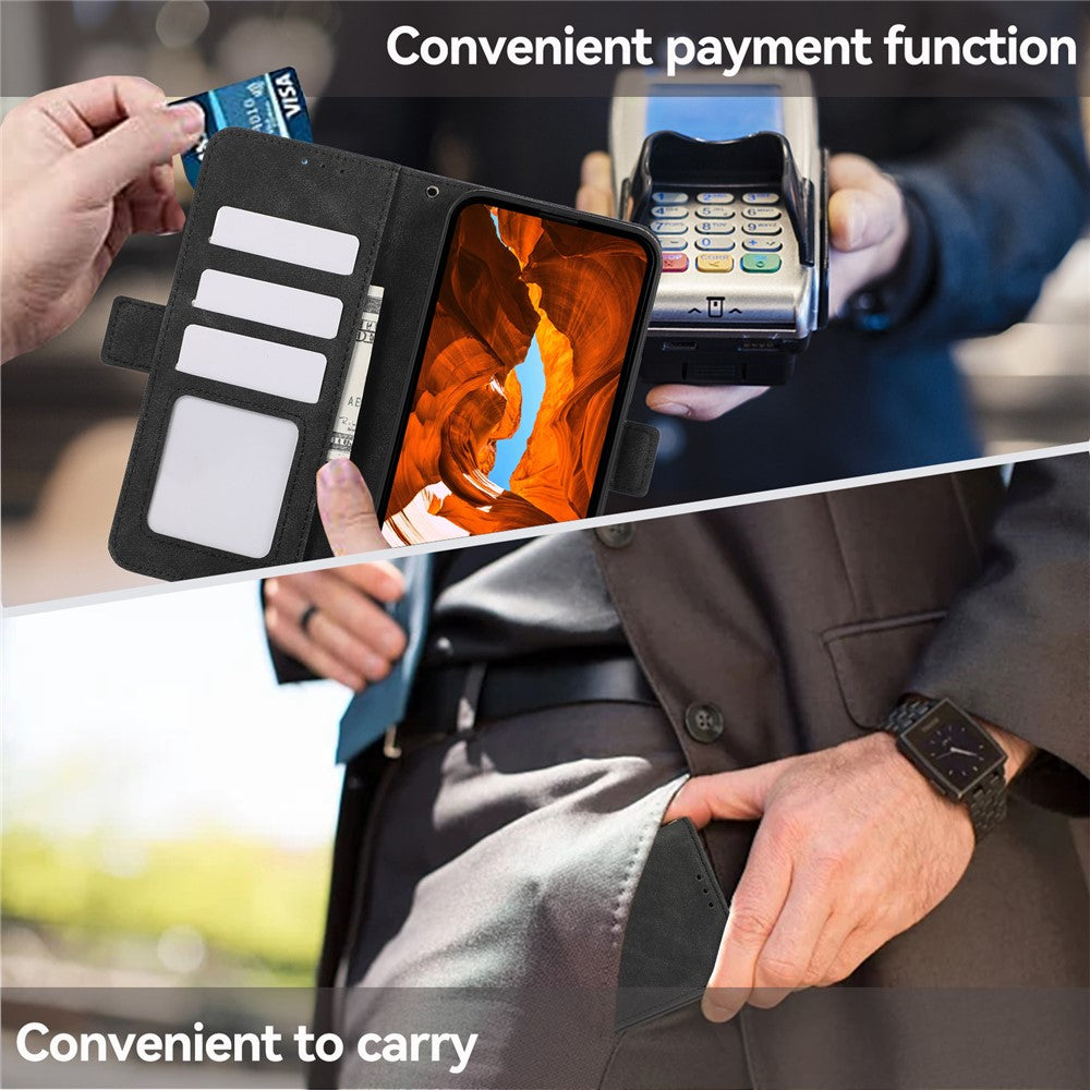 ABEEL For Xiaomi Redmi Note 15 Pro+ 5G Case PU Leather Folio Stand View RFID Blocking Phone Cover