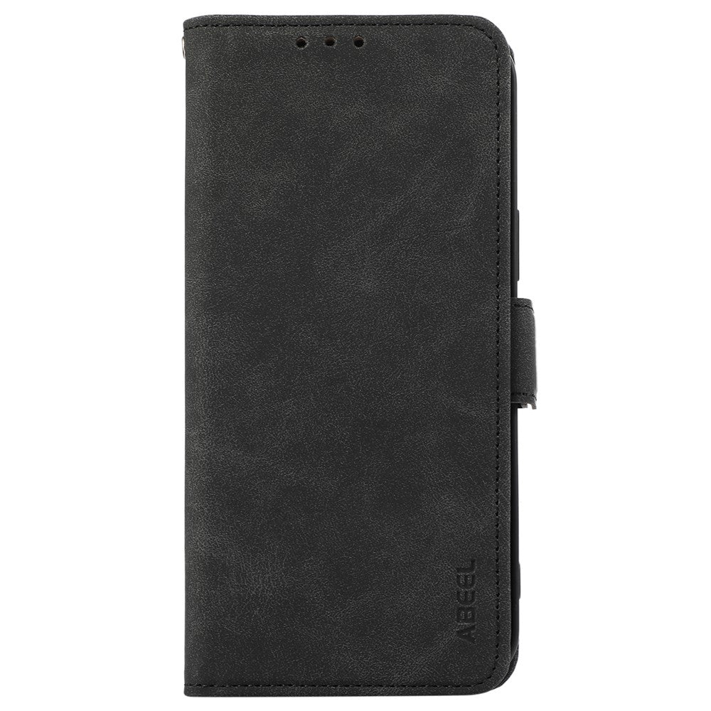 ABEEL For Xiaomi Redmi Note 15 Pro+ 5G Case PU Leather Folio Stand View RFID Blocking Phone Cover
