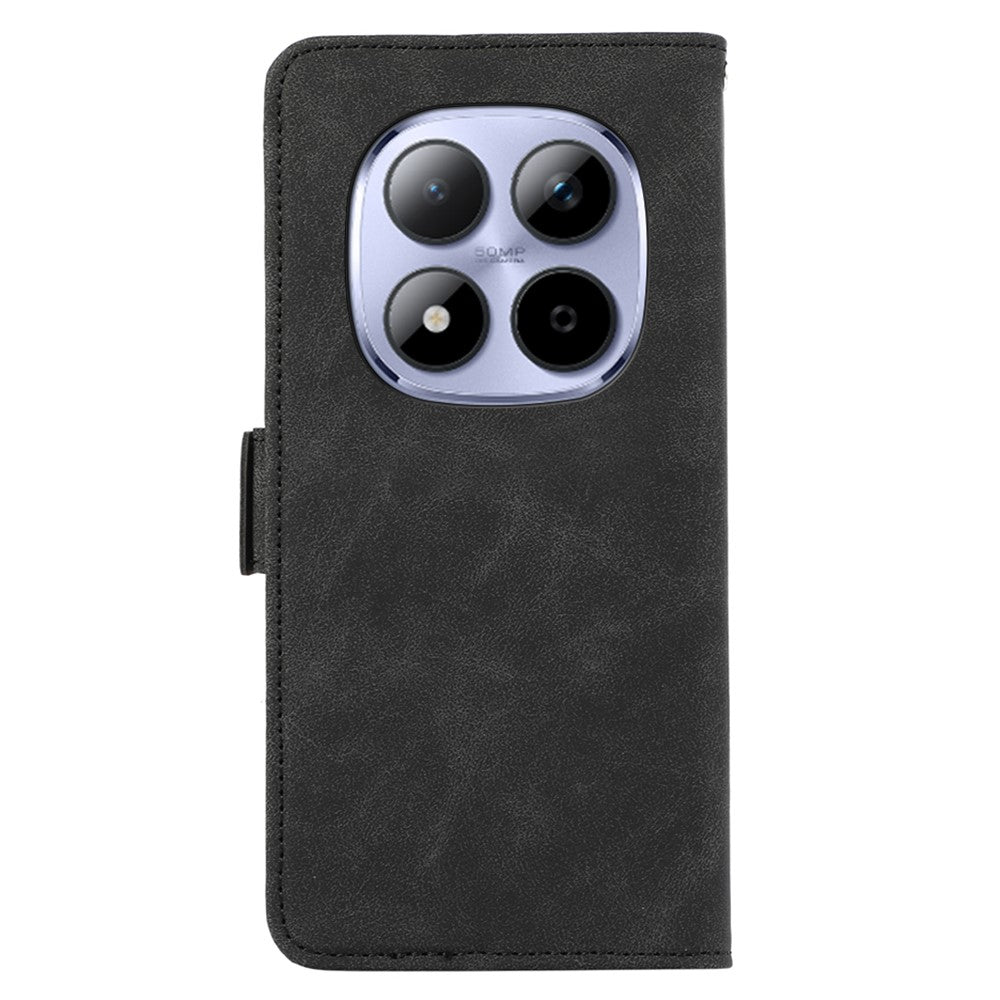 ABEEL For Xiaomi Redmi Note 15 Pro+ 5G Case PU Leather Folio Stand View RFID Blocking Phone Cover