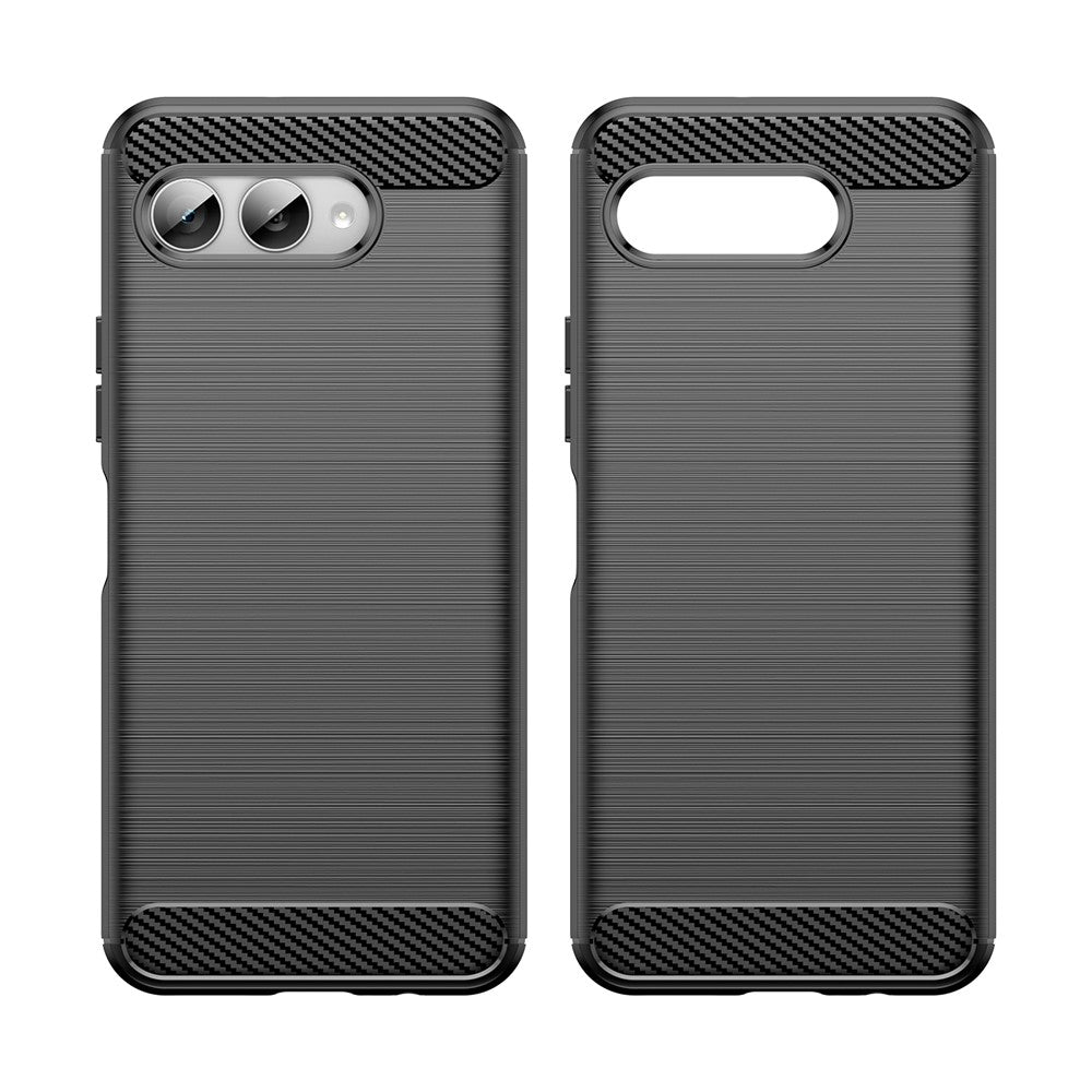 For T-Mobile REVVL 8 / T Phone 3 Case Protective Phone Cover Carbon Fiber Texture Brushed