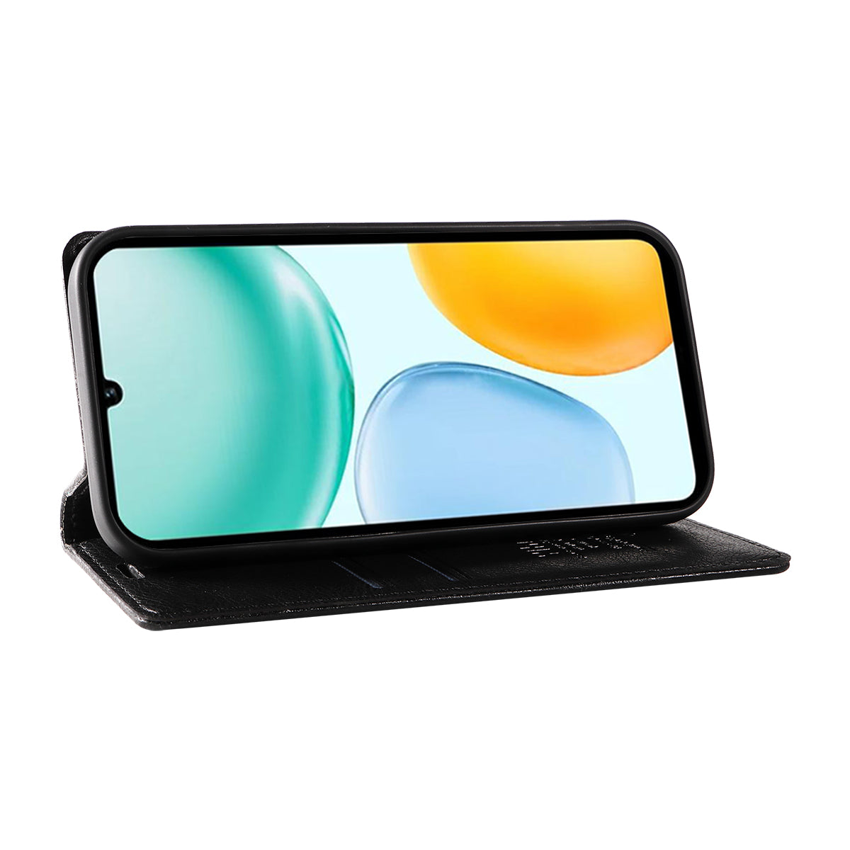 For Honor X5c Plus 4G Wallet Case YIKATU YK-006 Magnetic Closure Leather Phone Cover Litchi Texture