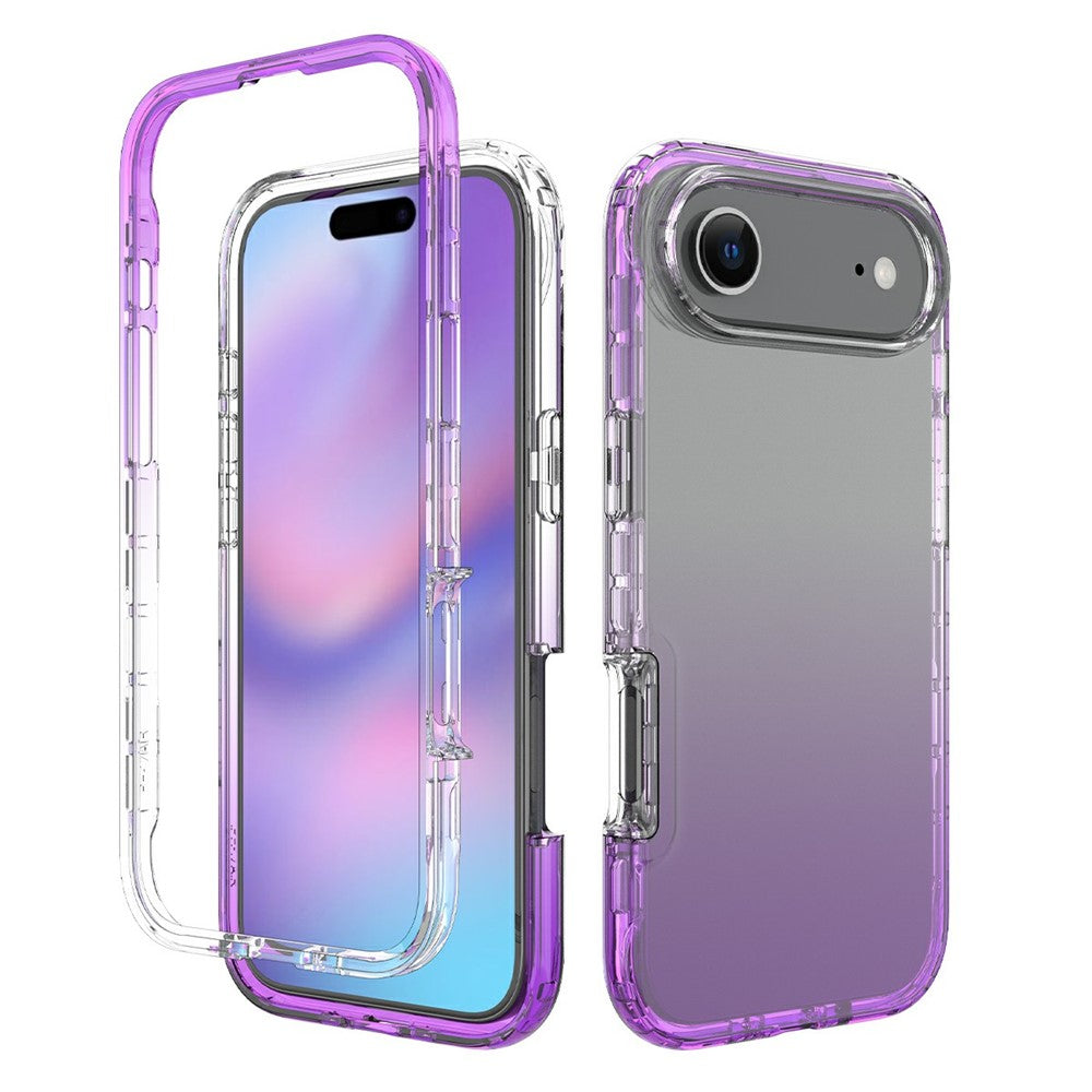 For iPhone Air Case PC + TPU Gradient Color Mobile Phone Cover