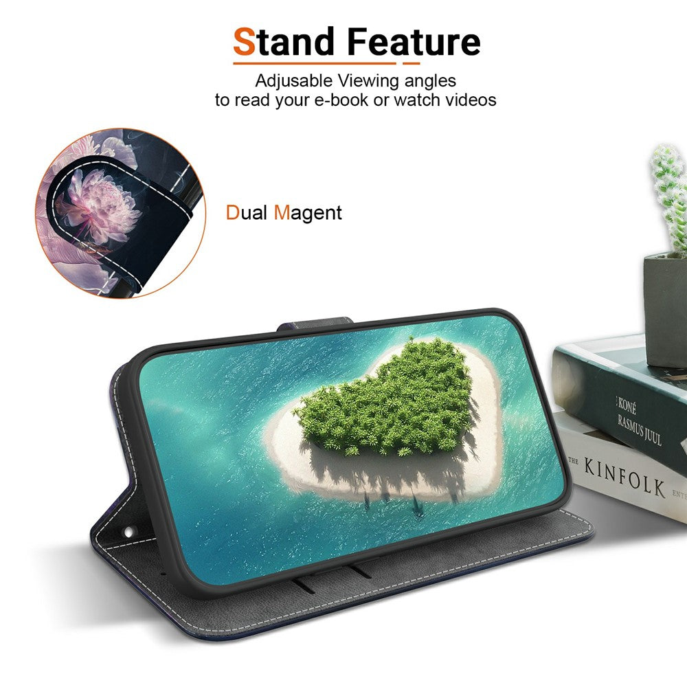 For Honor 400 Smart 5G / 4G / X7d 4G Wallet Phone Case Anti-Drop Pattern Printing Leather Flip Cover with Strap