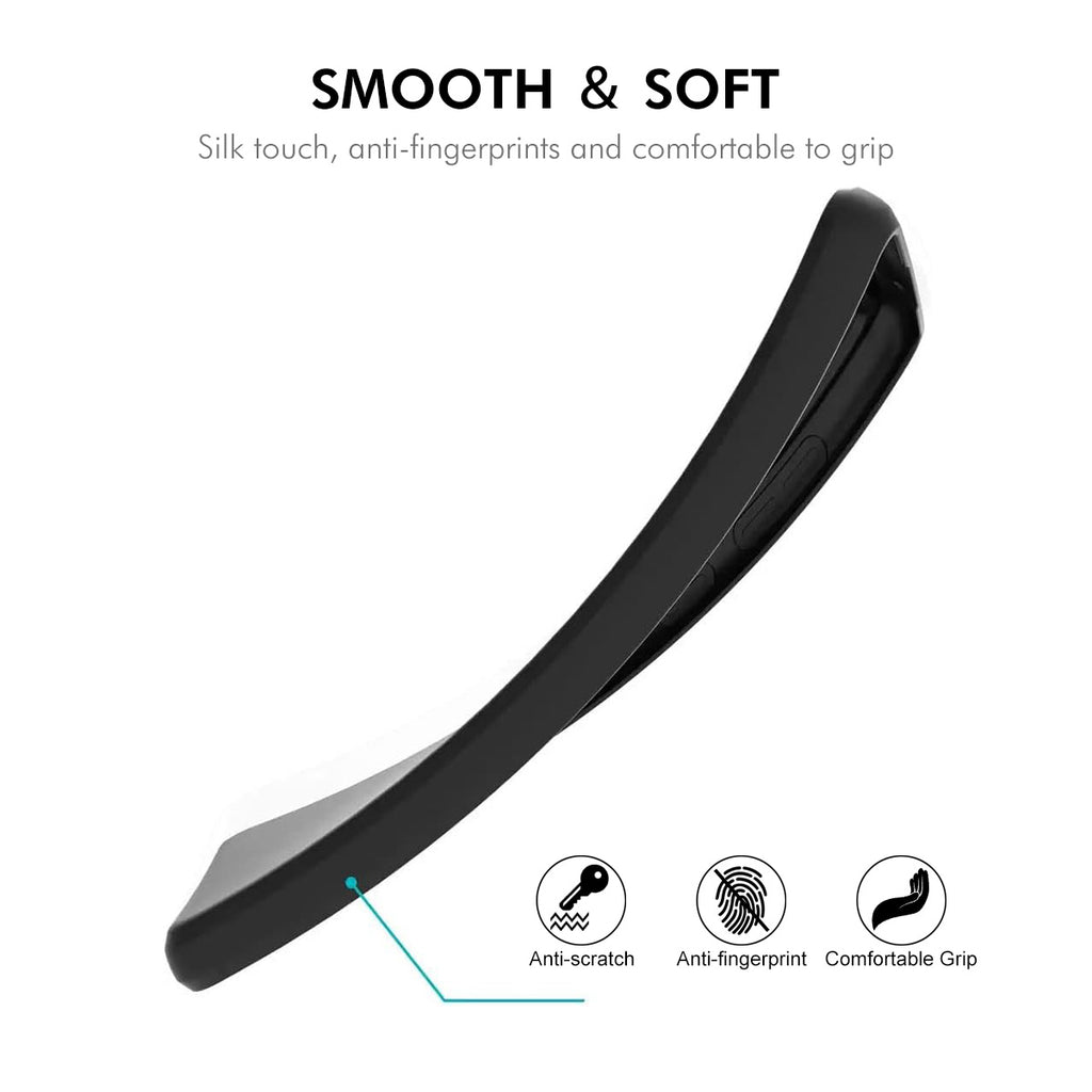 For TECNO Pova 7 5G Silicone Case ENKAY HAT PRINCE Straight Edge Cell Phone Back Cover