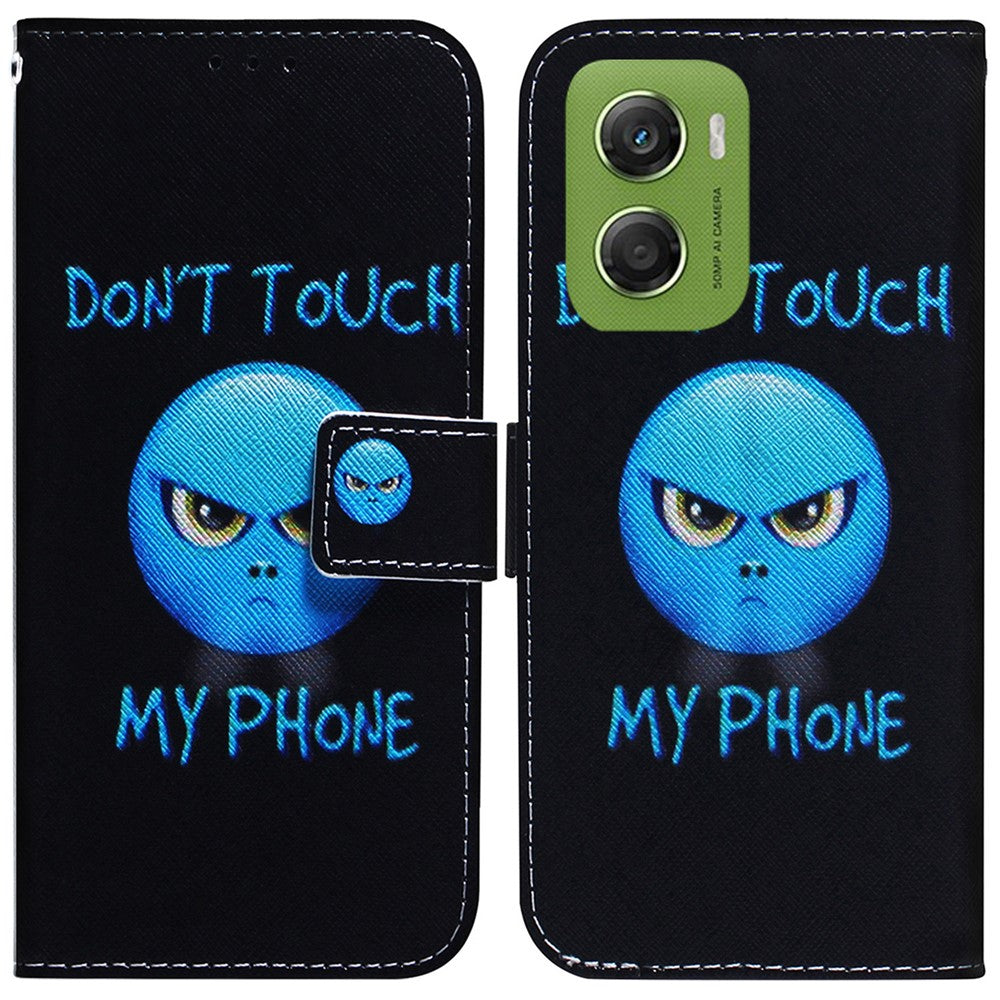 For Motorola Moto G06 4G Wallet Case Pattern Print Leather Phone Cover