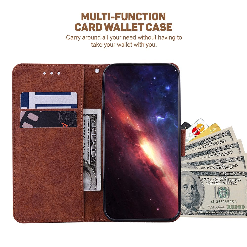 For Oppo F31 Pro+ 5G  /  A6 GT 5G Case Geometry Pattern Leather Wallet Phone Cover with Wrist Strap