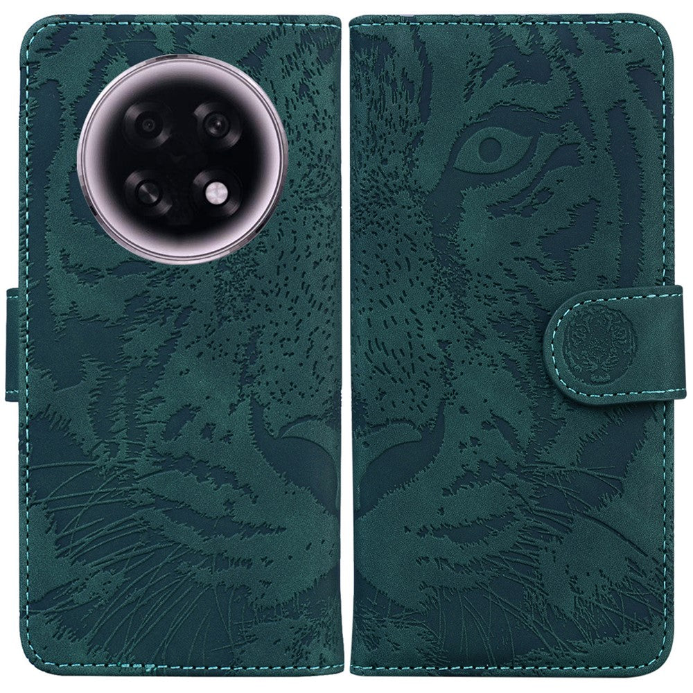 For Oppo F31 Pro+ 5G  /  A6 GT 5G Case Tiger Imprint Leather Wallet Phone Cover