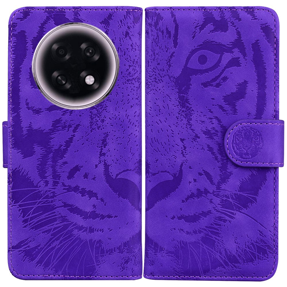 For Oppo F31 Pro+ 5G  /  A6 GT 5G Case Tiger Imprint Leather Wallet Phone Cover