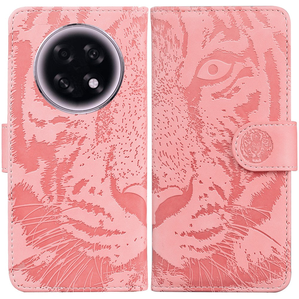 For Oppo F31 Pro+ 5G  /  A6 GT 5G Case Tiger Imprint Leather Wallet Phone Cover