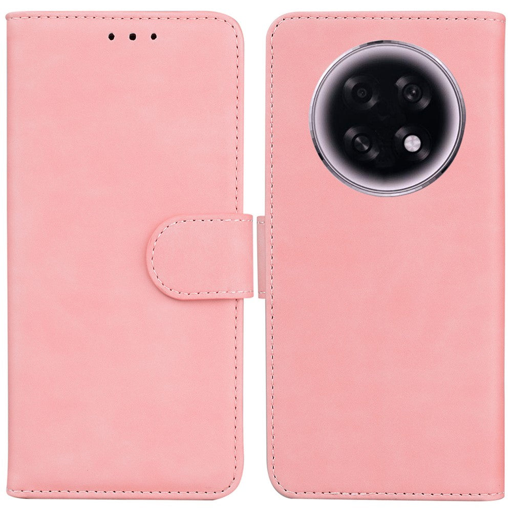 For Oppo F31 Pro+ 5G  /  A6 GT 5G Case Solid Color Leather Wallet Phone Cover