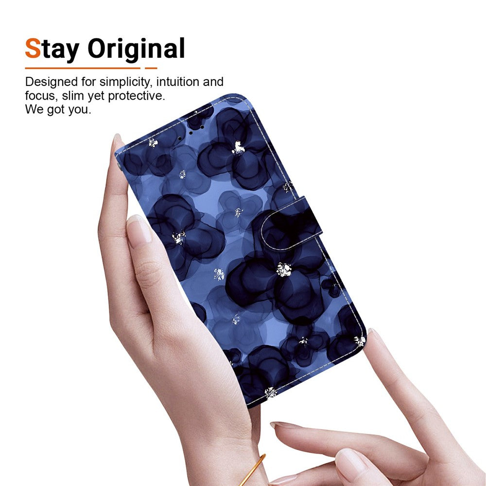 For Oppo F31 Pro+ 5G  /  A6 GT 5G Wallet Case Pattern Printing Leather Stand Phone Cover with Strap