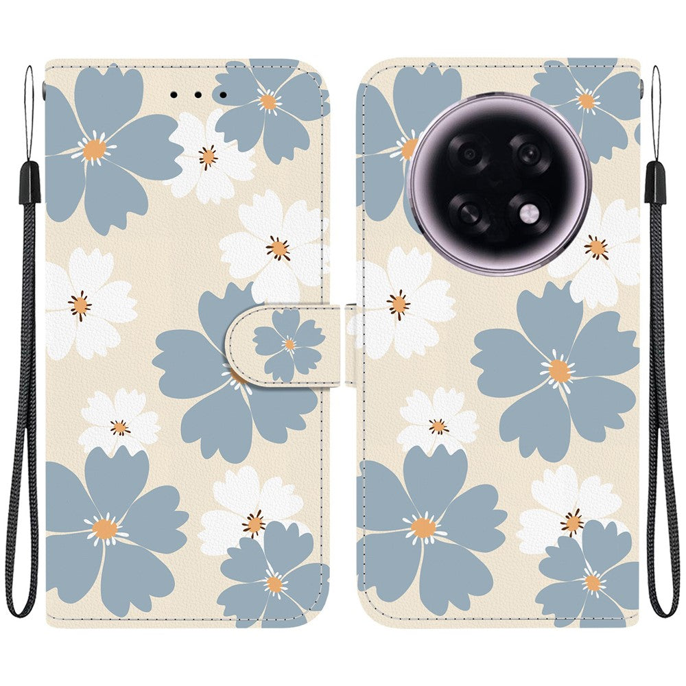 For Oppo F31 Pro+ 5G  /  A6 GT 5G Wallet Case Pattern Printing Leather Stand Phone Cover with Strap