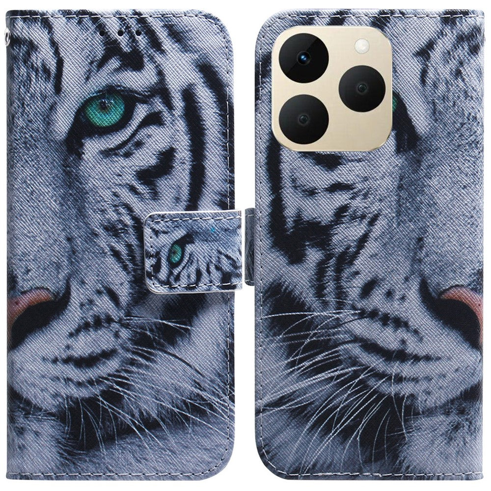 For Realme 15T 5G Wallet Case Pattern Print Leather Phone Cover