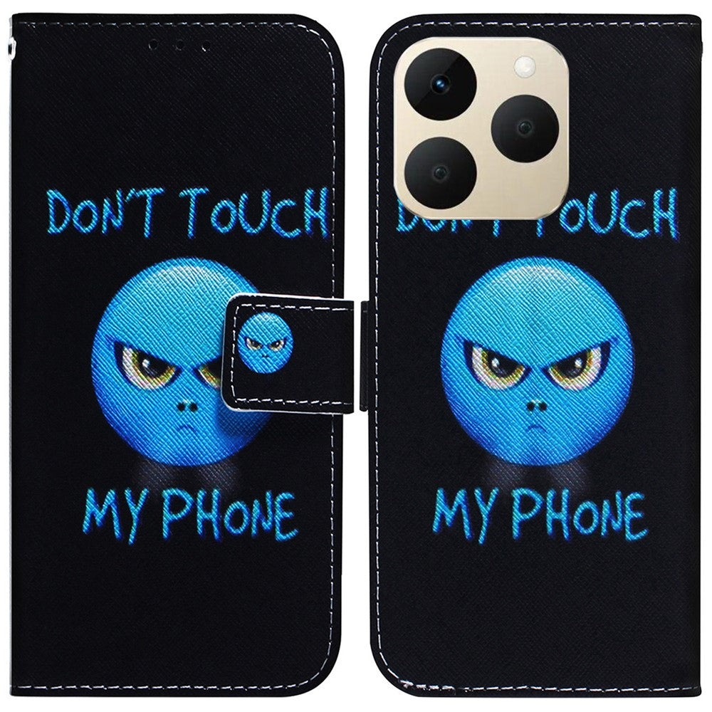 For Realme 15T 5G Wallet Case Pattern Print Leather Phone Cover