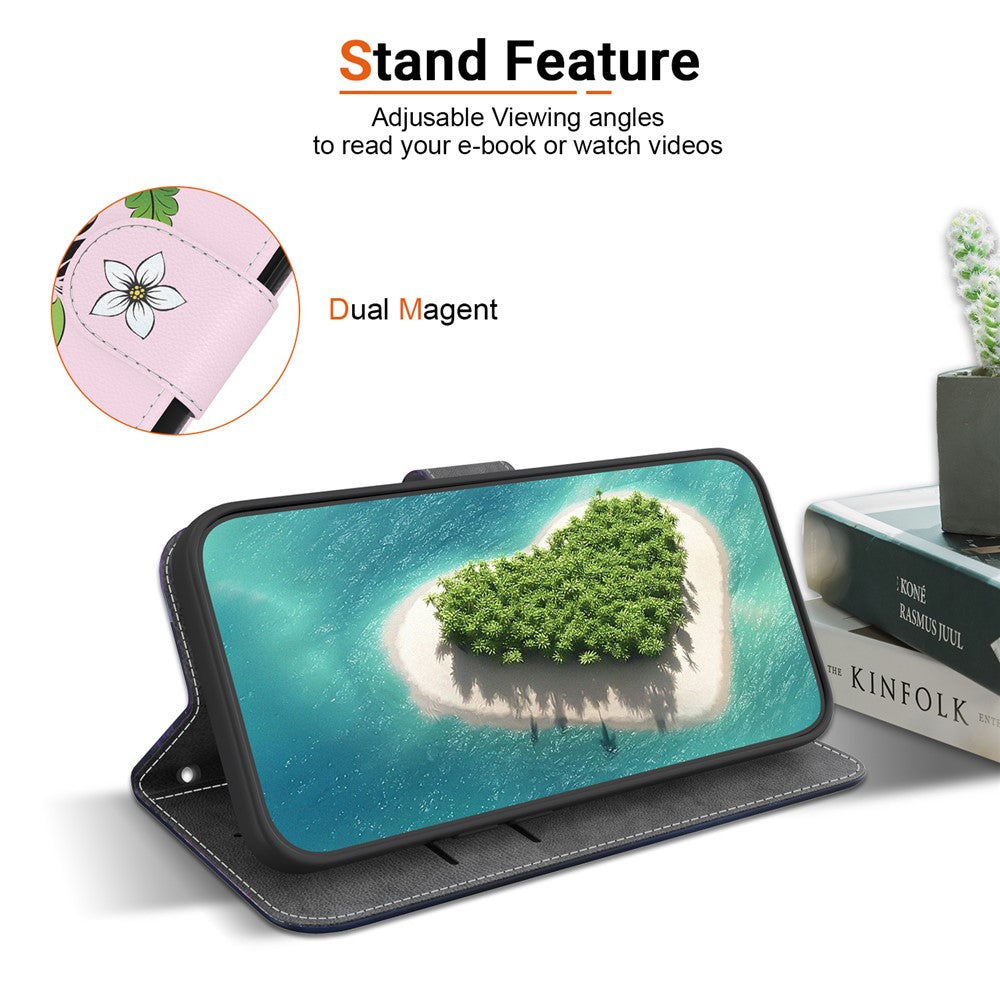 For Samsung Galaxy S26 / S26 Pro Wallet Phone Case Anti-Drop Pattern Printing Leather Flip Cover with Strap