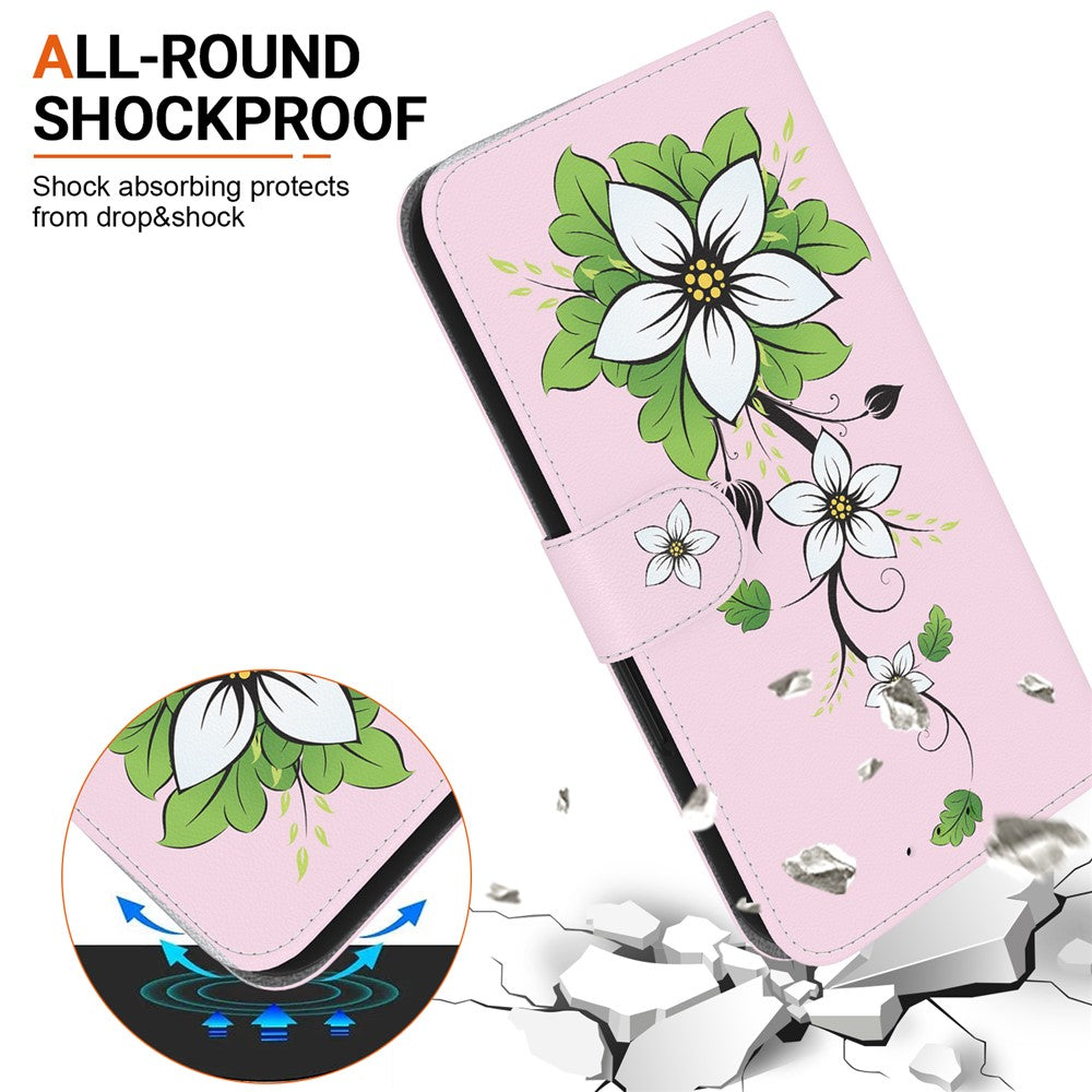 For Samsung Galaxy S26 / S26 Pro Wallet Phone Case Anti-Drop Pattern Printing Leather Flip Cover with Strap