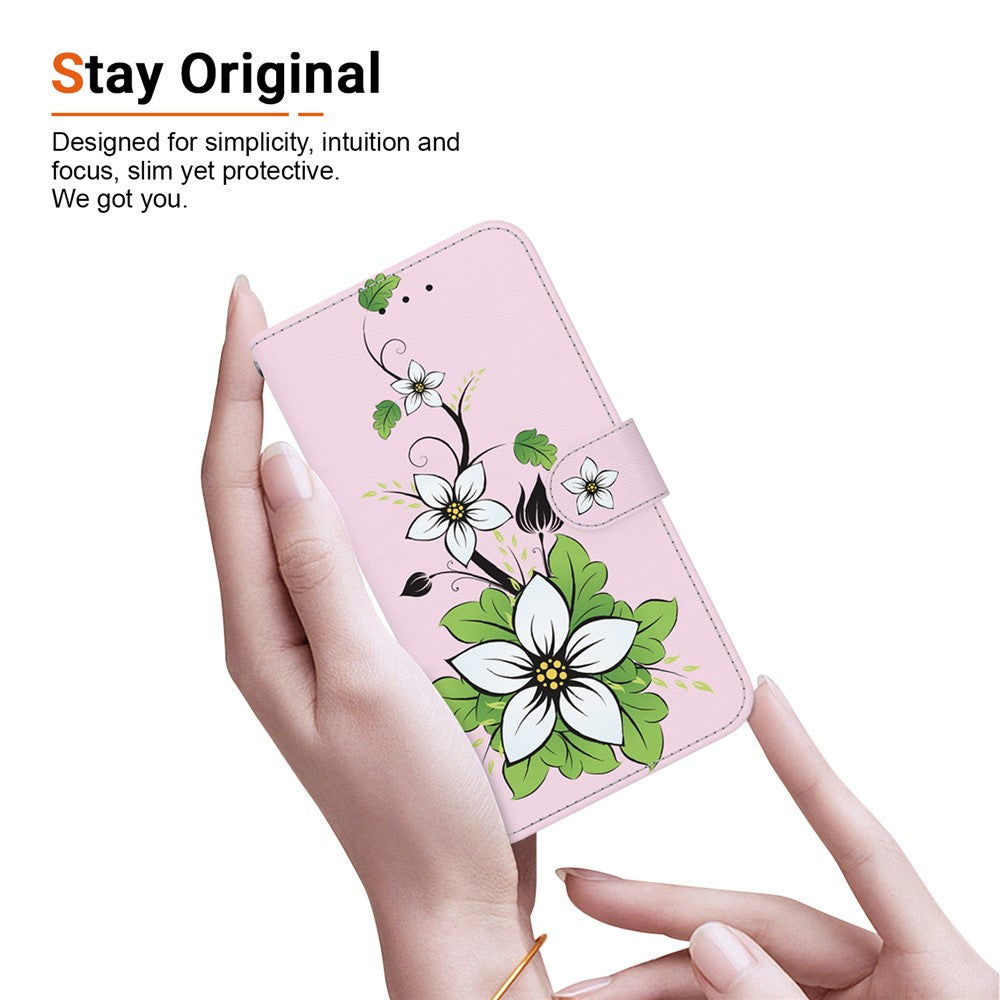 For Samsung Galaxy S26 / S26 Pro Wallet Phone Case Anti-Drop Pattern Printing Leather Flip Cover with Strap