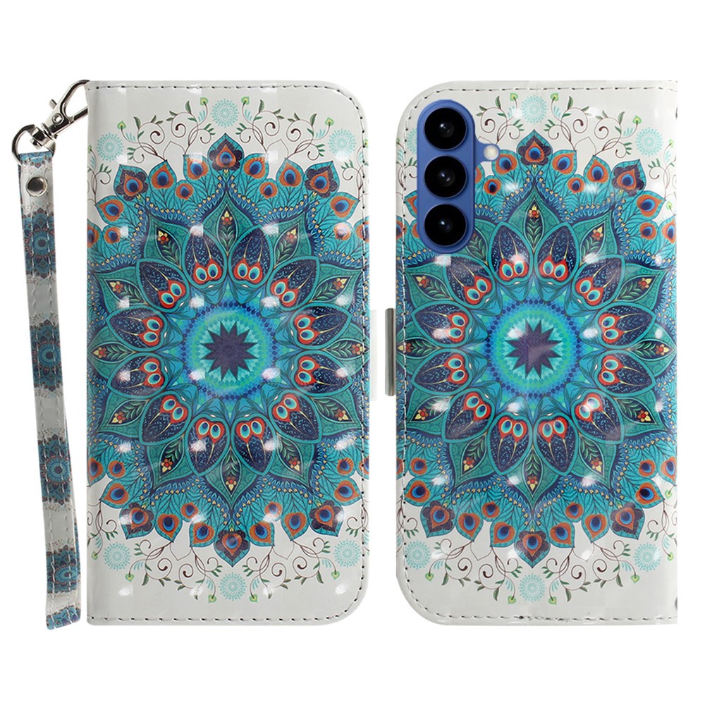 For Samsung Galaxy S26 / S26 Pro Case Pattern Printing Leather Wallet Phone Cover with Wrist Strap