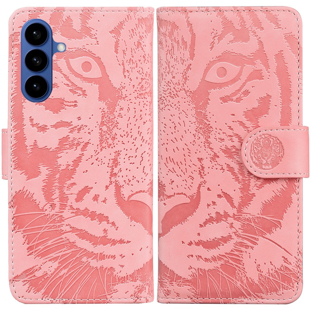 For Samsung Galaxy S26 / S26 Pro Case Tiger Imprint Leather Wallet Phone Cover