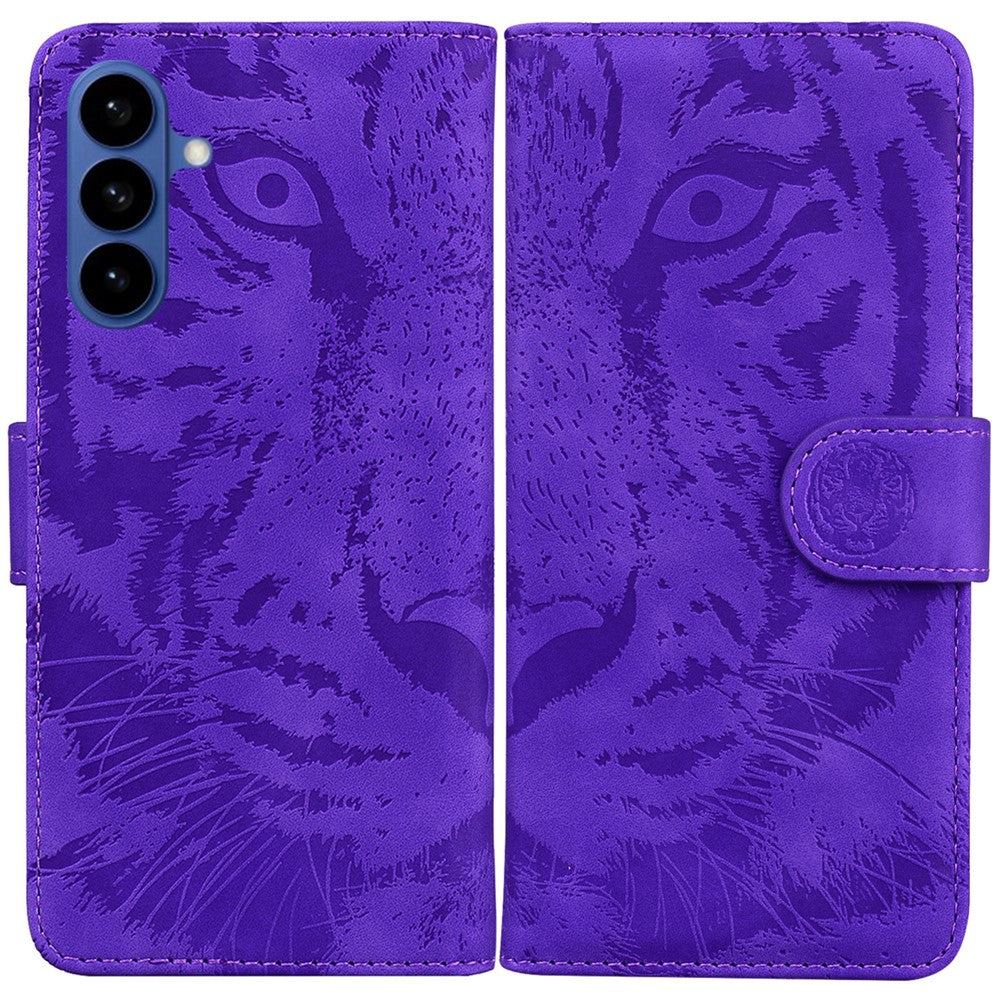 For Samsung Galaxy S26 / S26 Pro Case Tiger Imprint Leather Wallet Phone Cover