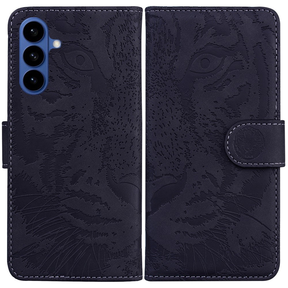 For Samsung Galaxy S26 / S26 Pro Case Tiger Imprint Leather Wallet Phone Cover