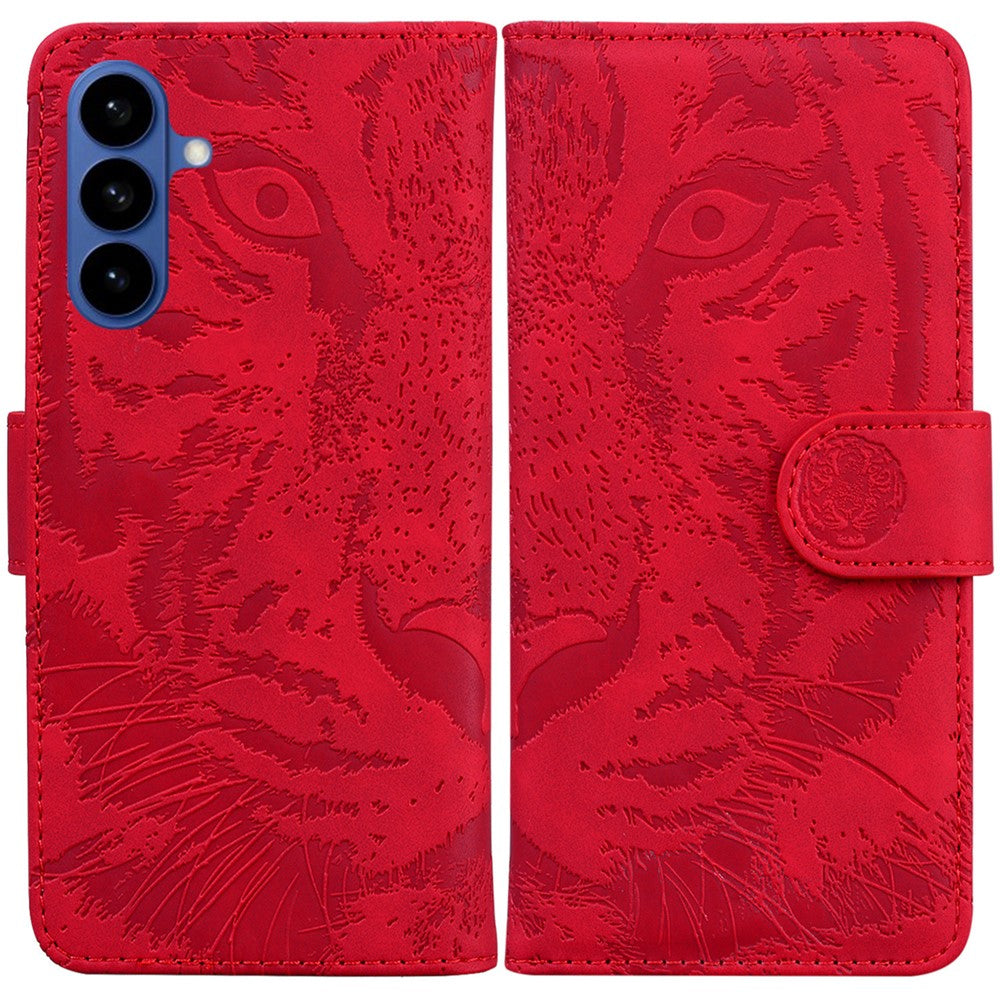 For Samsung Galaxy S26 / S26 Pro Case Tiger Imprint Leather Wallet Phone Cover
