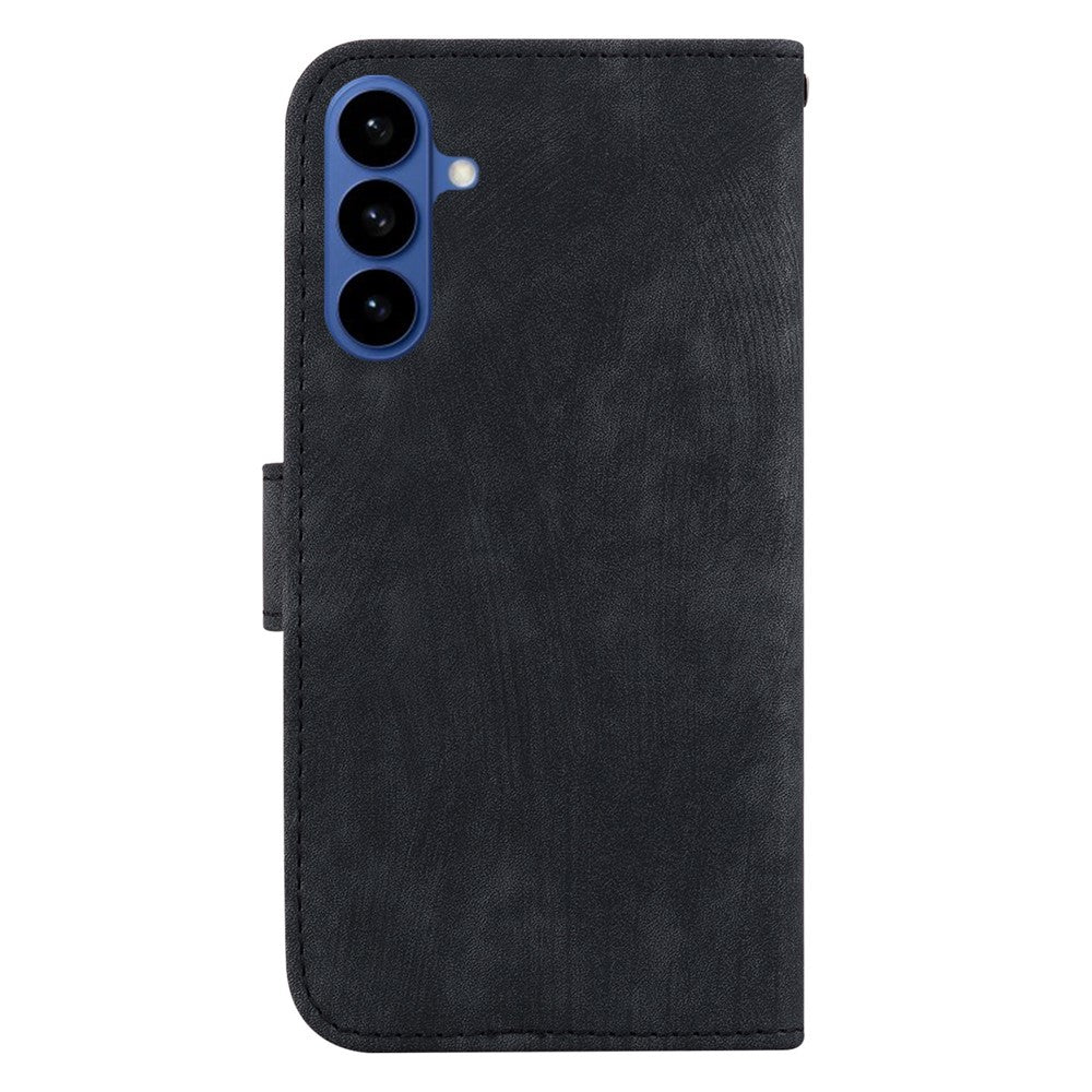 For Samsung Galaxy S26 / S26 Pro Wallet Case Tiger Imprint Leather Shockproof Phone Cover with Wrist Strap