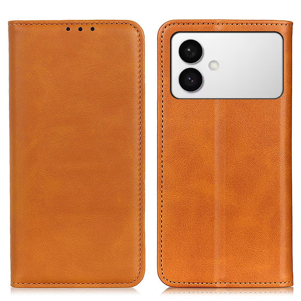 For Samsung Galaxy S26 Edge Case Split Leather Flip Wallet Phone Cover