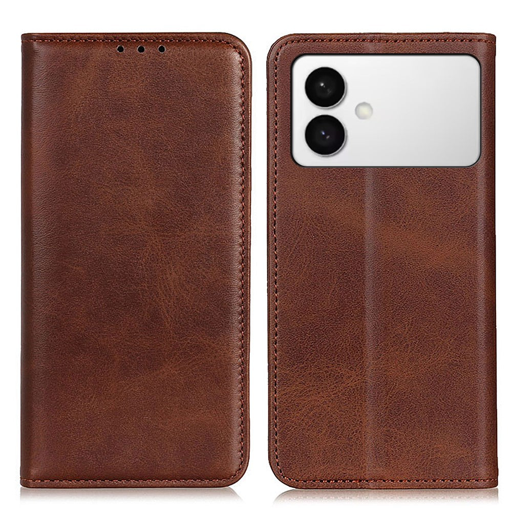 For Samsung Galaxy S26 Edge Case Split Leather Flip Wallet Phone Cover