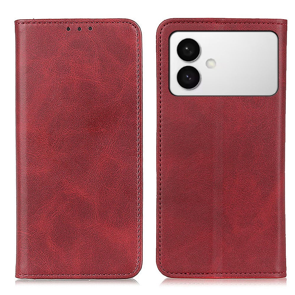 For Samsung Galaxy S26 Edge Case Split Leather Flip Wallet Phone Cover