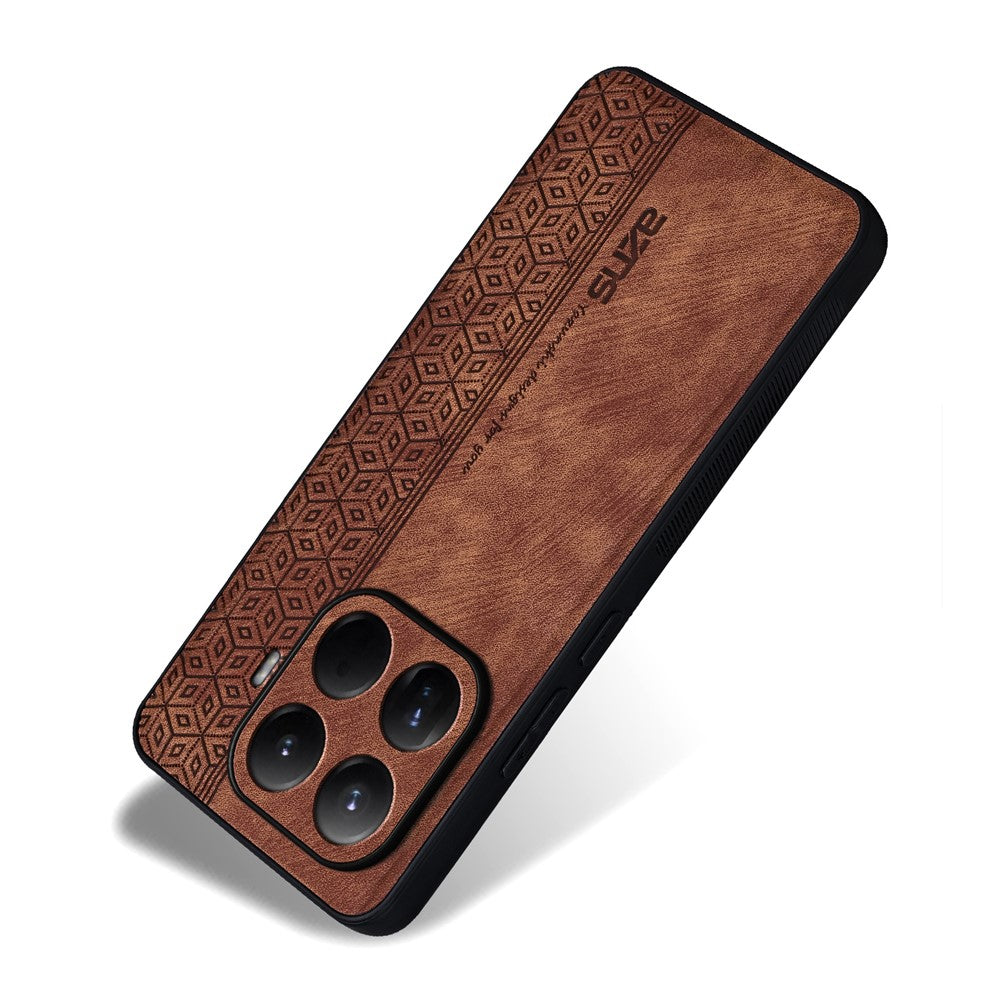 AZNS For Xiaomi 15T Pro Case Protective PU Leather Covered TPU Phone Shell