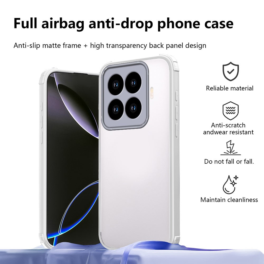 For Xiaomi 15T Pro Case Reinforced Corner Shockproof TPU + Acrylic Phone Cover