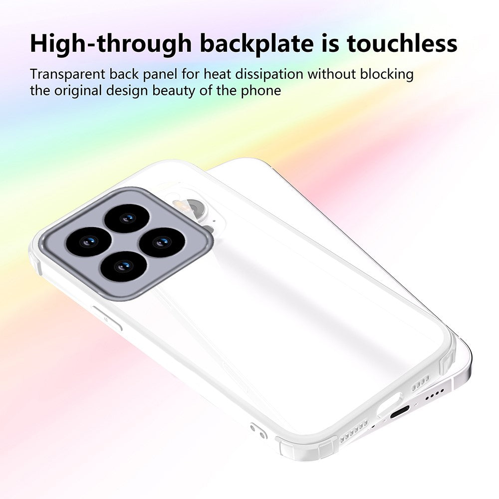 For Xiaomi 15T Pro Case Reinforced Corner Shockproof TPU + Acrylic Phone Cover