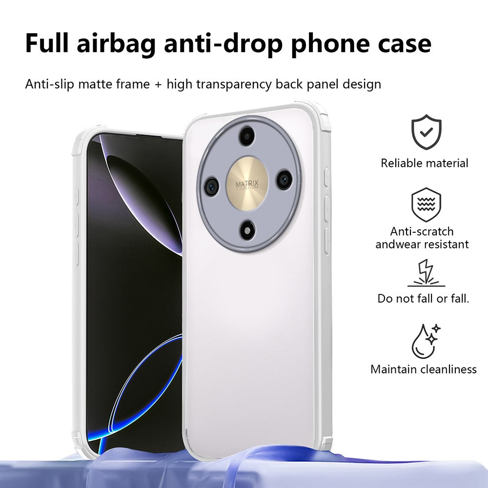 Coque de protection pour téléphone For Honor X9d 5G / X70 5G : coins renforcés, antichoc, en TPU et acrylique.